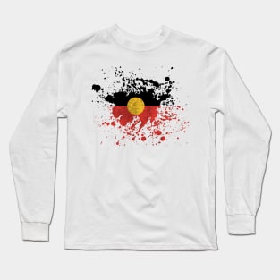 Aboriginal Flag Long Sleeve T-Shirt